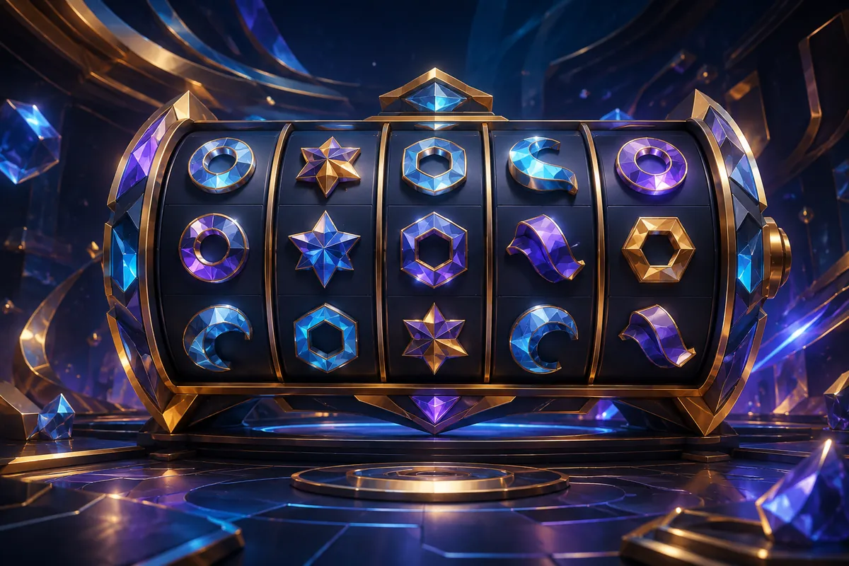Illustrative slot interface with abstract symbols for a rules guide